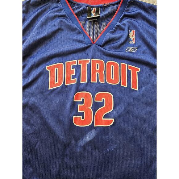 Detroit Pistons Jersey Men 2XL Y2K Richard Hamilton Reebok Stitch Classic NBA - Picture 4 of 7